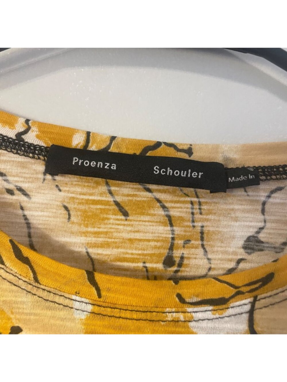 Proenza schhouler spotted-print Long-sleeve Tissue Jersey T-shirt - Picture 6 of 11